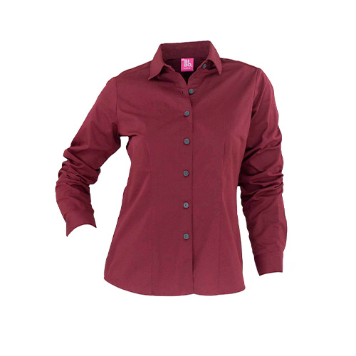 CAMISA BBO GABARDINA DAMA MANGA LARGA - Vista 5